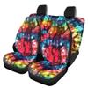 Beauty Collector Tie Dye Front Seat Covers Rear Bench Cover, Seat Protection Cove Car Full Set, Car Front Seat Cushion for Pets Child Car Seat Protector view 1