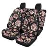 Beauty Collector Sparkly Rose Flower Front Seat Covers Rear Bench Cover, Seat Protection Cove Car Full Set, Car Front Seat Cushion for Pets Child Car Seat Protector view 1