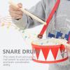 Kids Drum Set, 8 inch Wooden Toy Drum Set or Toddlers with 2 Sticks Percussion Musical Instrument for Boys Girls view 4