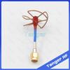 58GHz Gain Antenna 4 Leaf Blade 58G TX RX FPV Antenna SMA Male Circular Polarized Antenna with RG405 RG086 Blue Cable view 3