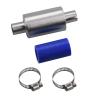 Stainless Steel Exhaust Tuned Pipe Muffler Silencer Set for HPI BAJA ROVAN 5B 5T 5SC TDBX 1/5 RC Car, RC Car Upgrade Parts Replacement view 2