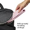 OXO Tot Roll-Up Bib - 2 Pack - Blossom and Dusk view 4