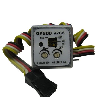 CHICHIYANG Mini Gyro Module for RC Cars Drif Helicopter, Automatic Stability Control Gyro GY500 Tail-lockers Single Axis Heading Lock