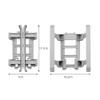 OwlKay Landing Gear for for Mavic Air 2/AIR 2S Drone Foldable Extended Leg Support Feet Protector Accessory view 2