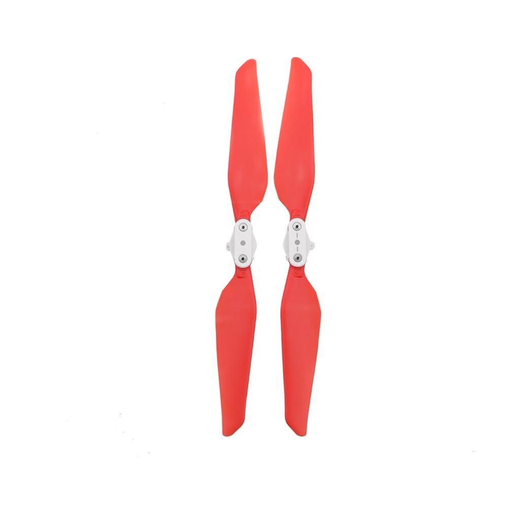 OwlKay 1/4Pairs Propeller Accessory for FIMI X8 SE 2020/2022 V2 Drone Quick Release Folding Blade Props Spare Parts Replacement (Color : Red)