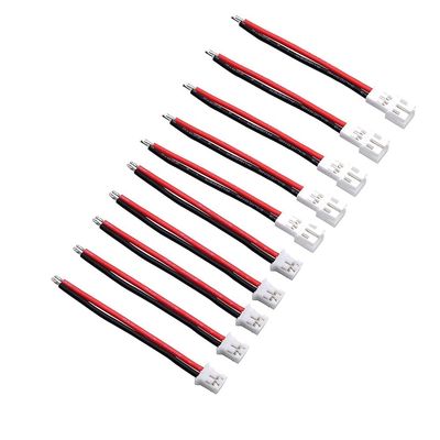 DAYUDDRICAR FPV Drone Part, 10 pcs 5cm 24AWG Tiny Whoop FPV for JST-PH 2.0 Female/Male Plug Silicone Cable Kit Spare Part for UR65 US65 UK65 Beta65 Micro FPV Drone Accessories (Color : Each 5 Male F