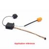 DAYUDDRICAR 2 Pcs for D-ji O3 Air Unit Flight Controller Direct Plug 6P Connecting Cable 10cm/15cm/20cm Silicone Wire Kit Spare Part for F4 F7 Flight Controller FPV Drones Accessories (Color : 2pcs 1 view 2