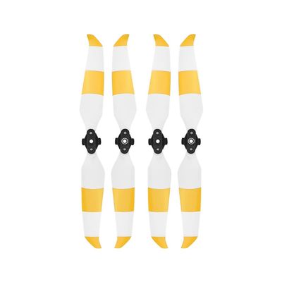 OwlKay 4Pcs 7238F Propeller Drone Accessories for for Mavic Air 2/AIR 2S Quick Release Blade Props (Color : Yellow White)