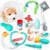 Doctor Kit for Toddlers 3-5 - Preschool Pretend Play Medical Kit with Dog Toy, Stethoscope, Blood Pressure Cuff and Carrying Bag- Dress Up Toys for Kids Ages 3+ Years view 1