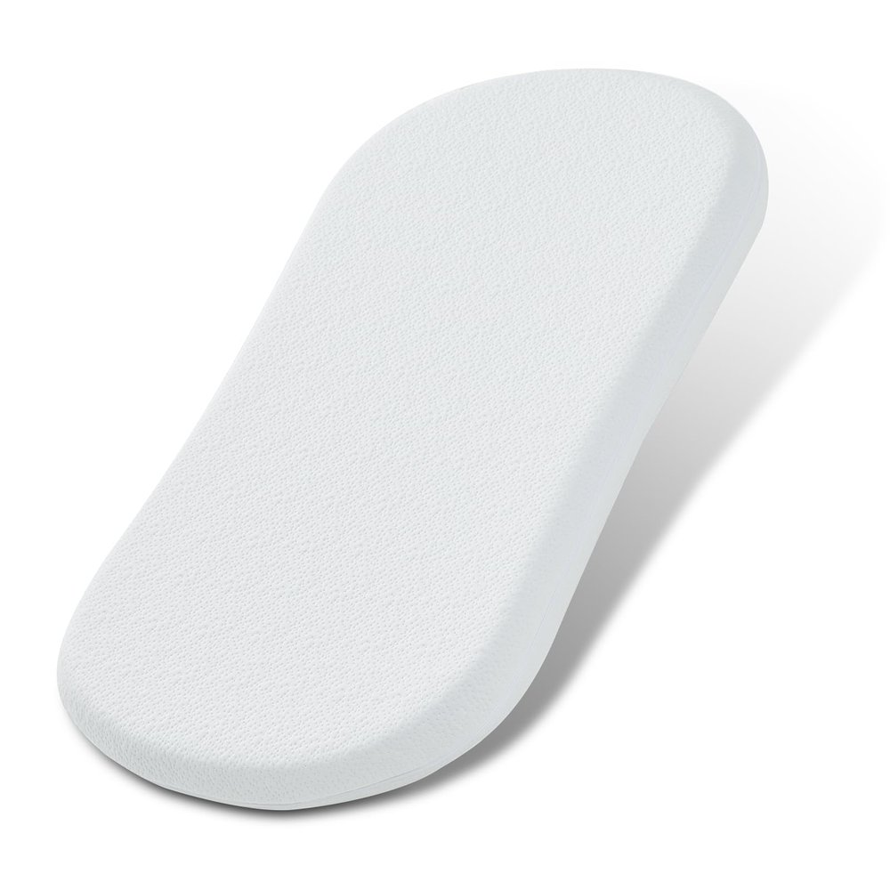 NeoBorn Baby Bassinet Mattress Pad, 30" x 18" Dual Sided Comfort Gel Memory Foam Mattress with Removable Soft Tencel Cover Fit for Halo Bassinest Swivel/Flex/Glide/Premiere/Luxe Series Sleeper