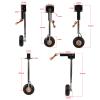 DAYUDDRICAR Airplane Landing Gear, 2 Pcs Model Airplane Main Electronic Retractable Landing Gears with Wheel Kit Spare Part for 10kg RC Model Airplane Plane Accessories view 4