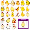 100 Pcs Chicken Stickers Cute Waterproof PVC Chicken Stickers Chicken Party Supplies for Bike Motorcycle Skateboard Luggage view 3