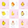 100 Pcs Chicken Stickers Cute Waterproof PVC Chicken Stickers Chicken Party Supplies for Bike Motorcycle Skateboard Luggage view 4