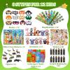 158 pcs Safari Party Favors for 12 kids Jungle Safari Birthday Party Supplies, Wild Animal Goodie Bags ,Safari Birthday Decorations Gift Bag Fillers Pinata Stuffers, Wild Animals Themed Party Toys view 2