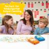 Alened Addition and Subtraction Flash Cards, Math Facts Flashcards 1-20, Math Manipulatives Games for Kindergarten, 1st, 2nd, 3rd, 4th, 5th, 6th Grade Kids Ages 4-12-56cards view 2