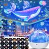 21 Sets of Films, Night Light Projector for Kids Bedroom, Star Projector Night Lights for Kids Baby Girls with 360 Rotating, Birthday, Christmas, Nursery, Room Decor view 1