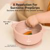 KeaBabies 2-Pack Baby Bowls with Suctions, Lids - Silicone Toddler Suction Bowls for Baby Boy, Girl, Kids, Food Grade Silicone, BPA-Free, Dishwasher Safe, Toddler Eating Essentials (Mellow) view 4