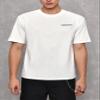 1pc Car & Letter Graphic Tee (Color : White, Size : Medium) view 4
