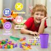 Bmag Counting Bears with Matching Sorting Cups, Preschool Math Learning Game with 24 Big Bears, 24 Little Bears, STEM Educational Learning Activities Gifts for Kids Age 3 4 5 Year Old view 3