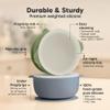 KeaBabies 2-Pack Baby Bowls with Suctions, Lids - Silicone Toddler Suction Bowls for Baby Boy, Girl, Kids, Food Grade Silicone, BPA-Free, Dishwasher Safe, Toddler Eating Essentials (Slate) view 2