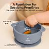 KeaBabies 2-Pack Baby Bowls with Suctions, Lids - Silicone Toddler Suction Bowls for Baby Boy, Girl, Kids, Food Grade Silicone, BPA-Free, Dishwasher Safe, Toddler Eating Essentials (Slate) view 4