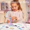 PainZieteg Magnetic Dress Up Dolls, Magnetic Princess Dress Up Paper Dolls, Magnetic Dress Up Dolls for Girls Ages 4-10 Learning Created Imagine Set Birthday Gift (Liz) view 2