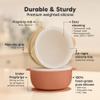 KeaBabies 2-Pack Baby Bowls with Suctions, Lids - Silicone Toddler Suction Bowls for Baby Boy, Girl, Kids, Food Grade Silicone, BPA-Free, Dishwasher Safe, Toddler Eating Essentials (Terracotta) view 2
