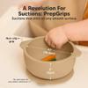 KeaBabies 2-Pack Baby Bowls with Suctions, Lids - Silicone Toddler Suction Bowls for Baby Boy, Girl, Kids, Food Grade Silicone, BPA-Free, Dishwasher Safe, Toddler Eating Essentials (Terracotta) view 4