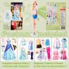Magnetic Dress Up Dolls, Magnetic Princess Dress Up Paper Dolls, Magnetic Dress Up Dolls for Girls Ages 4-10 Learning Created Imagine Set Birthday Gift (Lea) view 2