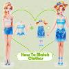 Magnetic Dress Up Dolls, Magnetic Princess Dress Up Paper Dolls, Magnetic Dress Up Dolls for Girls Ages 4-10 Learning Created Imagine Set Birthday Gift (Lea) view 4