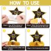 10PCS 60th Birthday Decorations Centerpieces for Table Decorations, Gold Black Happy 60th Birthday Honeycomb Table Topper Birthday Party Decoration for Men (Gold & Black, 60 Years) view 3