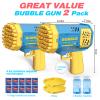 JONEG Toys for 3-8 Year Old Boys Girls: 2 Pack Bubble Machine for Kids with Bubble Solution, Gifts for 3 4 5 6 7 8 Years Old Boy Birthday Toy for Kid Toddlers Ages 4-6 Outdoor Wedding Bubbles Wands view 2