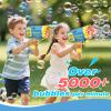 JONEG Toys for 3-8 Year Old Boys Girls: 2 Pack Bubble Machine for Kids with Bubble Solution, Gifts for 3 4 5 6 7 8 Years Old Boy Birthday Toy for Kid Toddlers Ages 4-6 Outdoor Wedding Bubbles Wands view 3