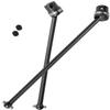 RCMYou Center Drive Shaft Axles Upgrades Part for 1/8 Kraton 6S BLX RC Crawler Car,Steel #45 Center Driveshaft Hop ups,Black view 1