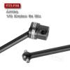 RCMYou Center Drive Shaft Axles Upgrades Part for 1/8 Kraton 6S BLX RC Crawler Car,Steel #45 Center Driveshaft Hop ups,Black view 2