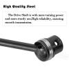 RCMYou Center Drive Shaft Axles Upgrades Part for 1/8 Kraton 6S BLX RC Crawler Car,Steel #45 Center Driveshaft Hop ups,Black view 3