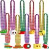 Bucherry 200 Pcs Cinco De Mayo Necklaces Bead Fiesta Decorations Mexican Necklace Mexican Party Favors Mexican Birthday Party Decorations for Luau Photo Props Fancy Dress Parties Carnivals view 1