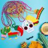Bucherry 200 Pcs Cinco De Mayo Necklaces Bead Fiesta Decorations Mexican Necklace Mexican Party Favors Mexican Birthday Party Decorations for Luau Photo Props Fancy Dress Parties Carnivals view 3