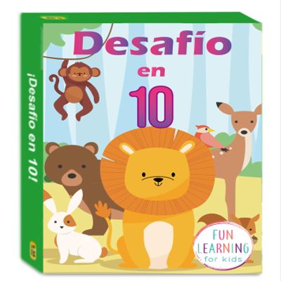 1step2dream Spanish Animal Guessing Card Games for Kids | Fun Educational Family Activities | Bilingual Stocking Stuffer, Travel Friendly Learning Board Games