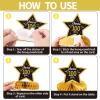 10PCS 100th Birthday Decorations Centerpieces for Table Decorations,Gold Black Happy 100th Birthday Honeycomb Table Topper Birthday Party Decoration for Men (Gold & Black, 100 Years) view 3