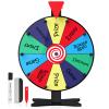 12 Inch Spinning Wheel for Prizes - Prize Wheel, 10 Slots Color Spinner with Stand, Table Prize Wheel Spinner for Trade Shows, Carnivals, and Home Game (12 inch) view 1