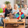 12 Inch Spinning Wheel for Prizes - Prize Wheel, 10 Slots Color Spinner with Stand, Table Prize Wheel Spinner for Trade Shows, Carnivals, and Home Game (12 inch) view 2