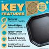 Learning Through PLAYtrays Black TUFF Tray, Small 27.5" Textured Sensory Play Tray for Kids, A Canvas for Creativity Sensory Bin, Sand and Water PLAYtray view 3