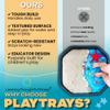Learning Through PLAYtrays Black TUFF Tray, Small 27.5" Textured Sensory Play Tray for Kids, A Canvas for Creativity Sensory Bin, Sand and Water PLAYtray view 4