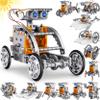 STEM 13-in-1 Education Solar Power Robots Toys for Boys Age 8+, Educational Toy DIY Science Kits for Kids, Building Experiment Robotics Set Birthday Gifts for 8+ Years Old Boys and Girls view 1