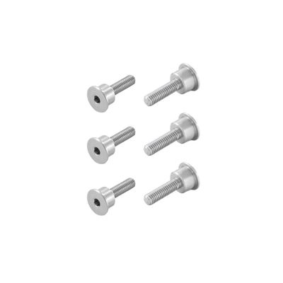 JOYSOG RC Front Brake Pad Screws, Stainless Steel Brake Disc Rotor Screws for LOSI 1/4 Promoto-MX RC Brake Disc Rotor Screws Tool(6pcs)