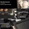 GOCHUSX Mirror Display Box, Clear Acrylic Display Case, Art Exhibition Cabinet, Removable Showcase, Character Model Transparent Box (Color : Black, Size : 10x20x20cm) view 2