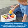Learning Resources Barnyard Pounding Bench, Farm Animals for Kids, Fine Motor Skills, Montessori Toys, Hammer Toy , Ages 18 Months+, 3 Pieces view 3