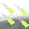 CDQL RC Body Clips Bent Springy R Pins,Body Shell Clip Pin Fixing Bracket Set,RC Model Bent Body Clip Accessory for 1/8 1/10 1/12 RC Car (Yellowish Green) view 4