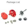 CHICHIYANG 1 Set Transfer Gearbox Kit with Metal Motor Gear Upgrade Parts for WPL D12 1/10 RC Truck Car view 2